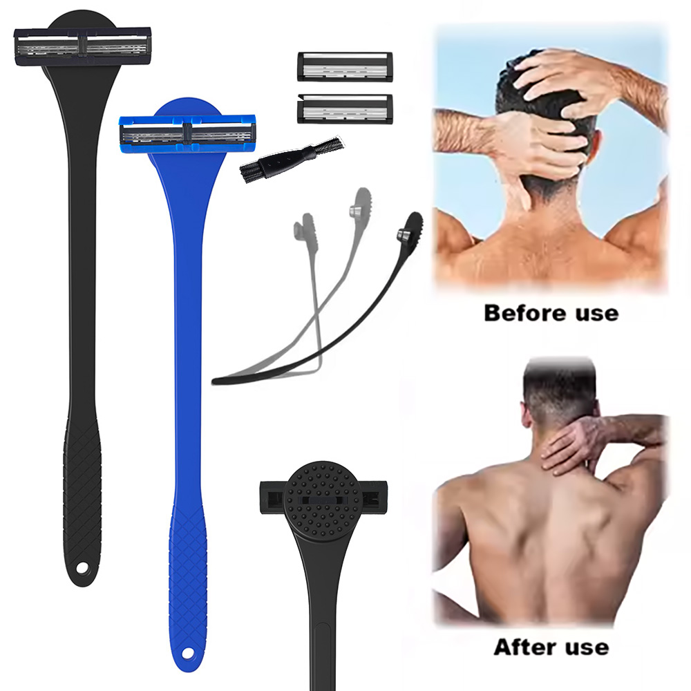 Men'S Grooming Gel - ماكينة حلاقة خلفية من السيليكون 2
