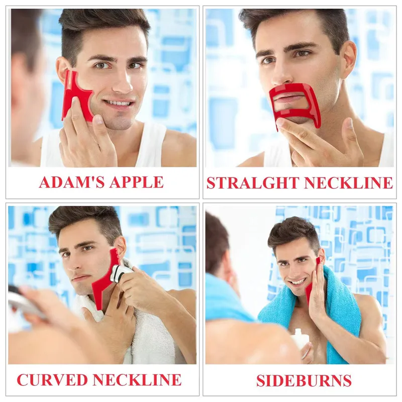 2/4 قطعة أمشاط اللحية الرجالية - مراجعة Men'S Grooming Clippers وسعره