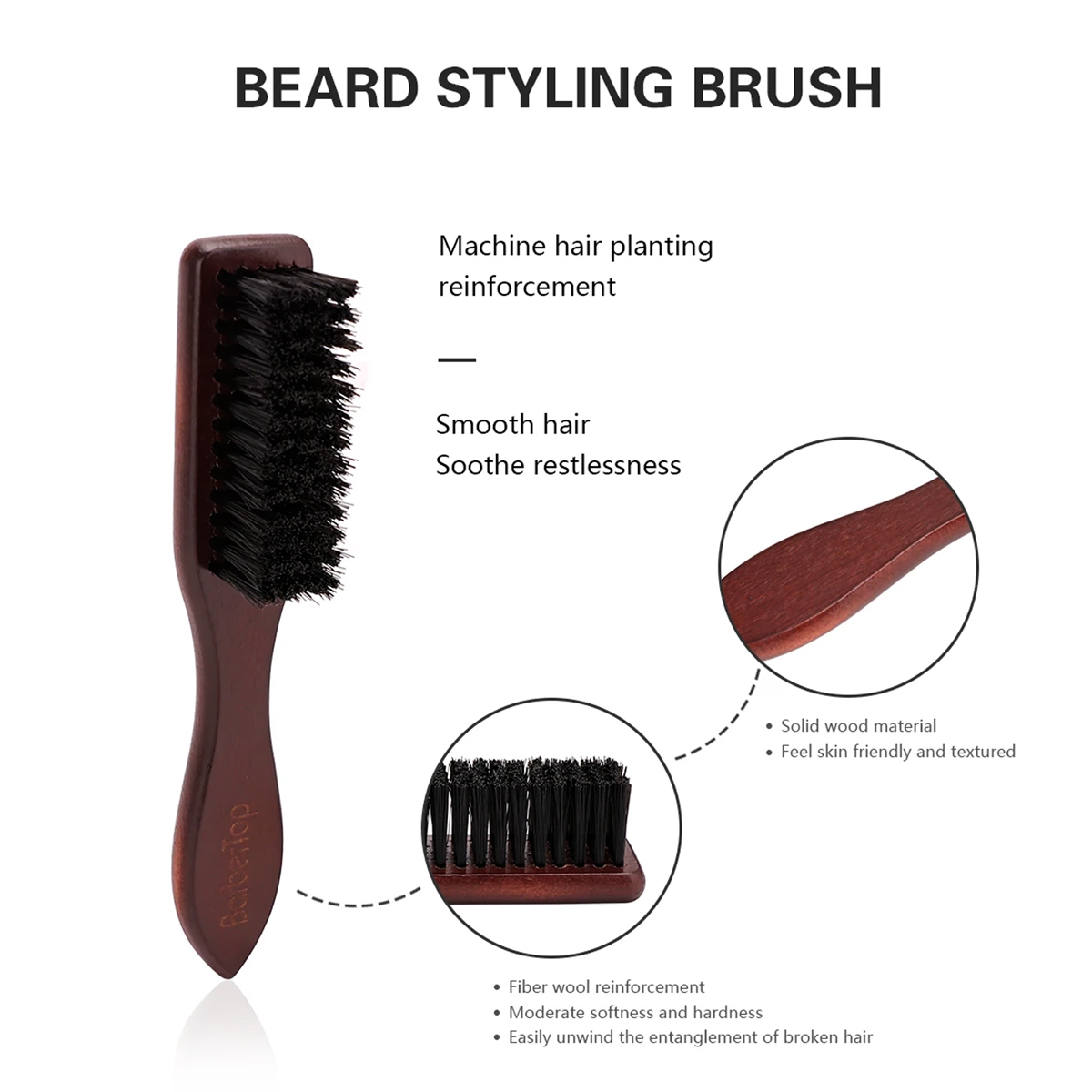 صالون الحلاقة مقبض خشبي شعيرات - مراجعة Grooming Men'S Hair وسعره