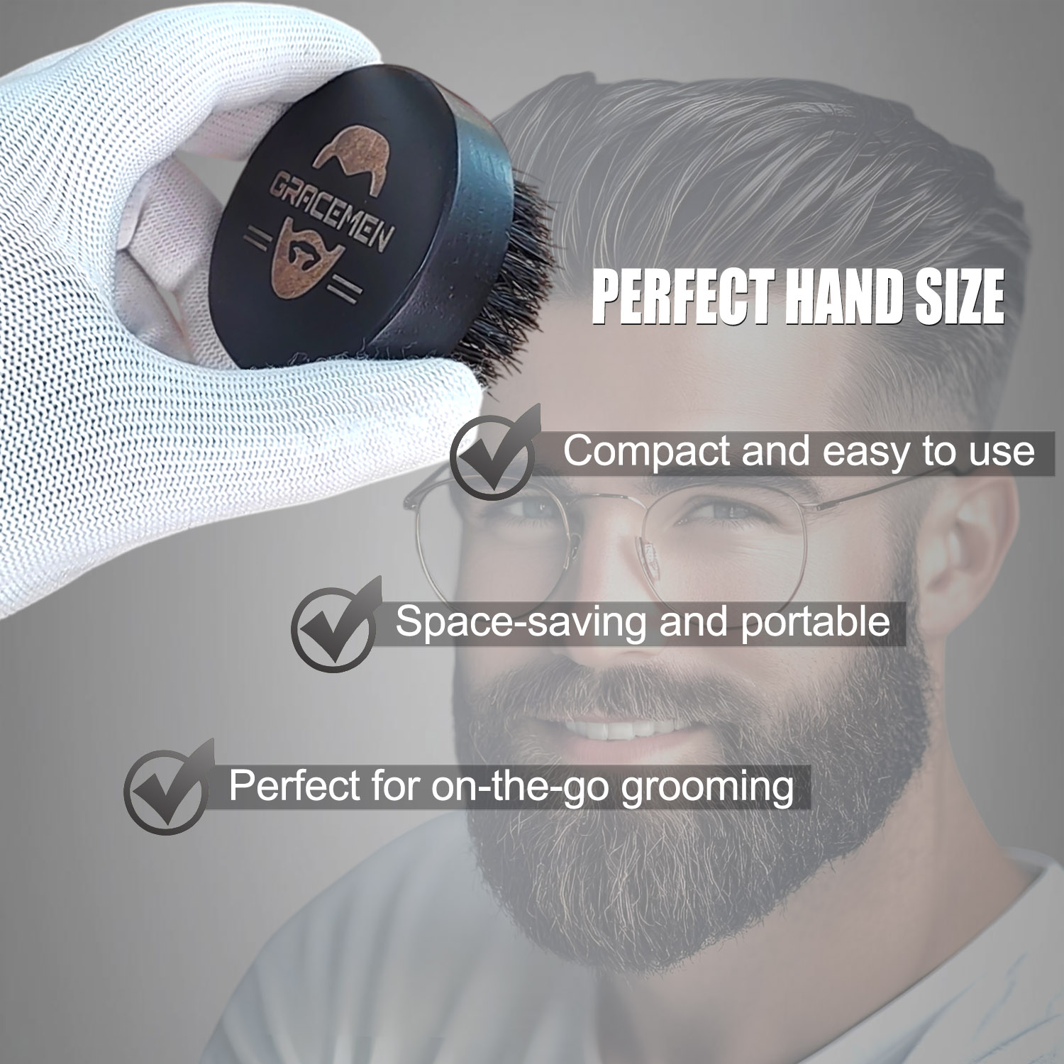 فرشاة اللحية المستديرة للرجال  - مراجعة Men'S Grooming Brush وسعره
