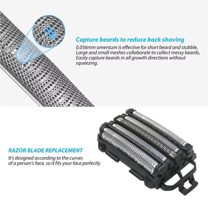 FZFZ مجموعة شفرات ورقائق بديلة - مراجعة Men'S Grooming Shaver وسعره