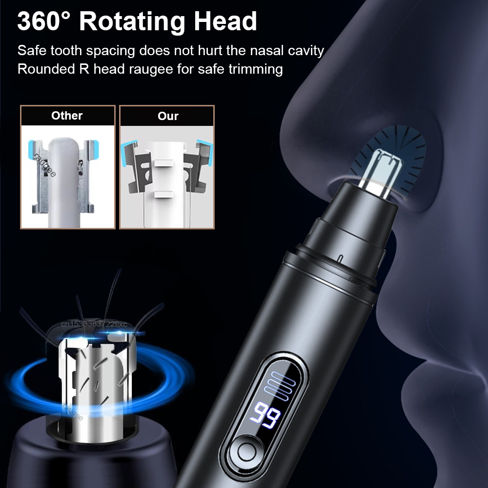ماكينة تشذيب شعر الأنف الصغيرة - مراجعة Men'S Grooming Clippers وسعره