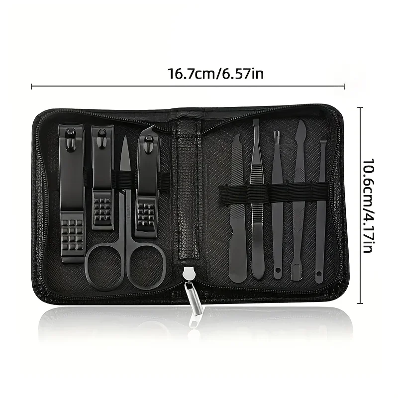 طقم مانيكير من 9 قطع، أدوات ال - مراجعة Men'S Grooming Products وسعره