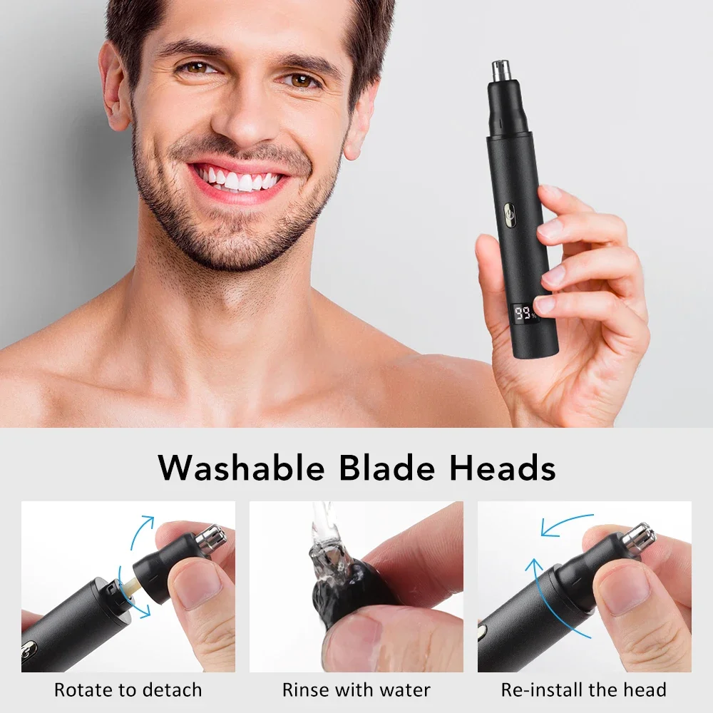 ماكينة تشذيب شعر الأنف للرجال  - مراجعة Mens Grooming Kit Bag وسعره