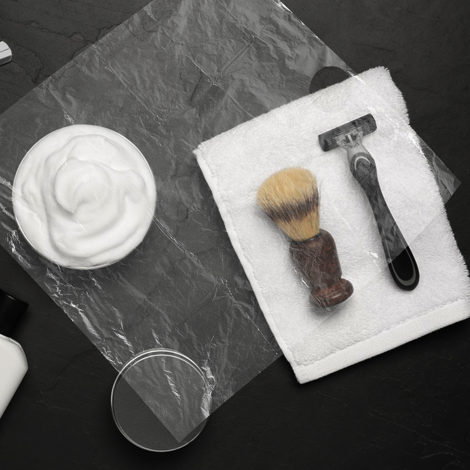 مريلة حلاقة للاستخدام مرة واحد - مراجعة Grooming Men'S Hair وسعره