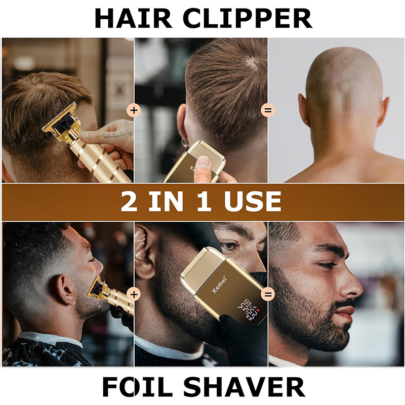 ماكينة حلاقة كهربائية Kemei KM - مراجعة Men'S Grooming Shaver وسعره