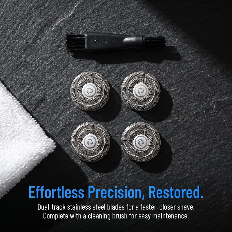 رؤوس بديلة لماكينة حلاقة سكول  - مراجعة Men'S Grooming Shaver وسعره