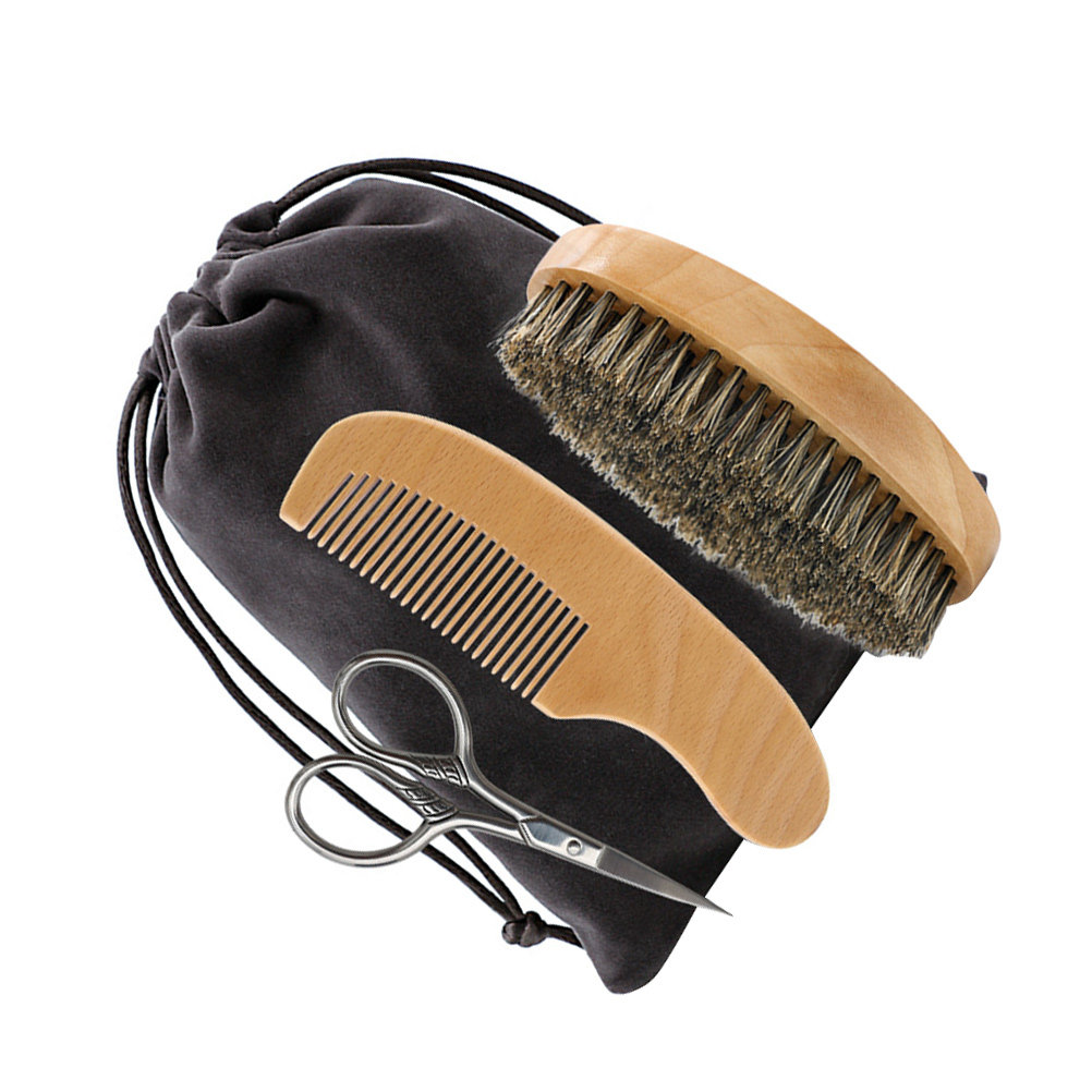 مجموعة احترافية للعناية باللحي - مراجعة Men'S Grooming Brush وسعره